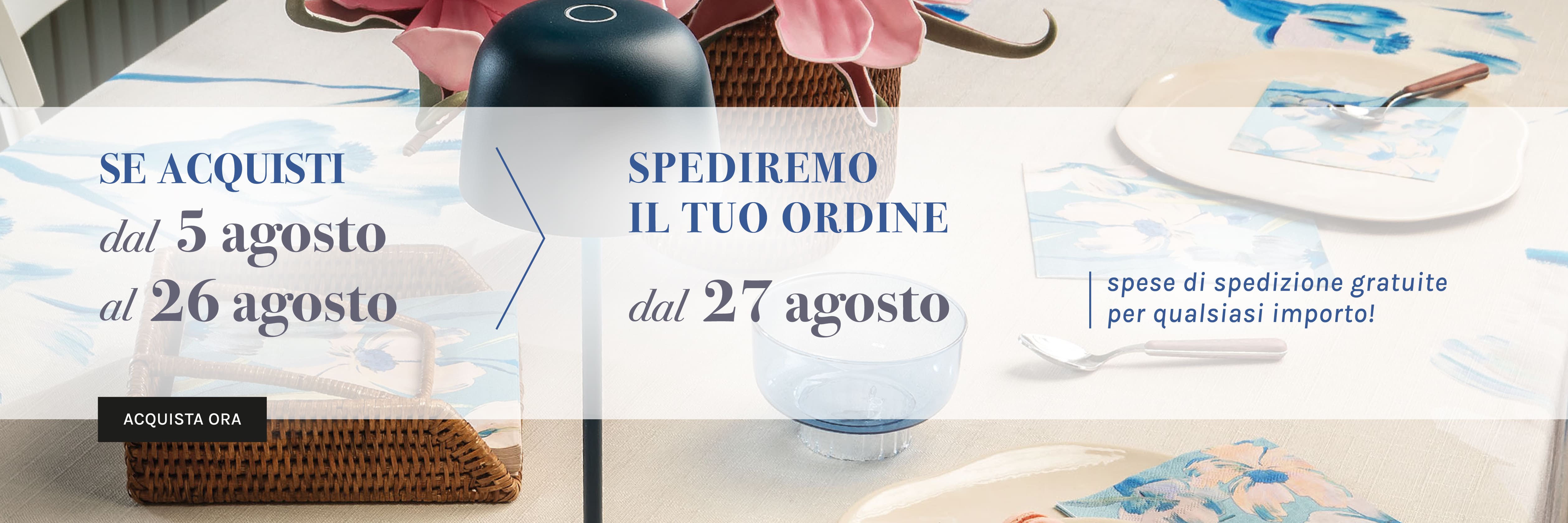 CHIUSURA AGOSTO