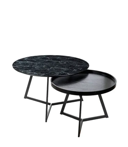 Tavolini tondi - set 2 pz