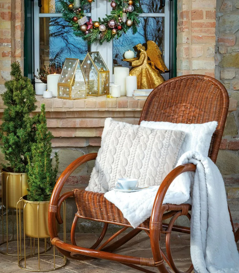 Square beige cushion the magic of dreams