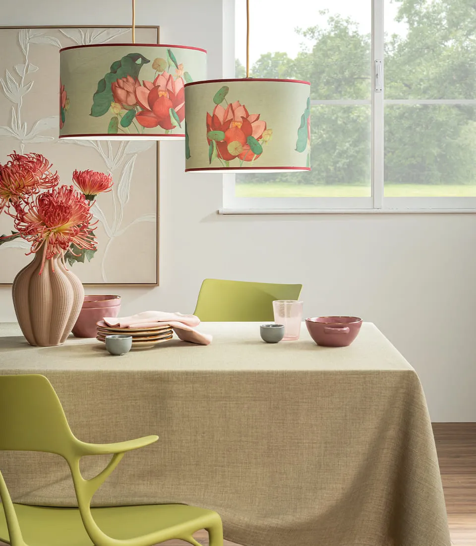 Cylindrical pendant shade - Ninfea