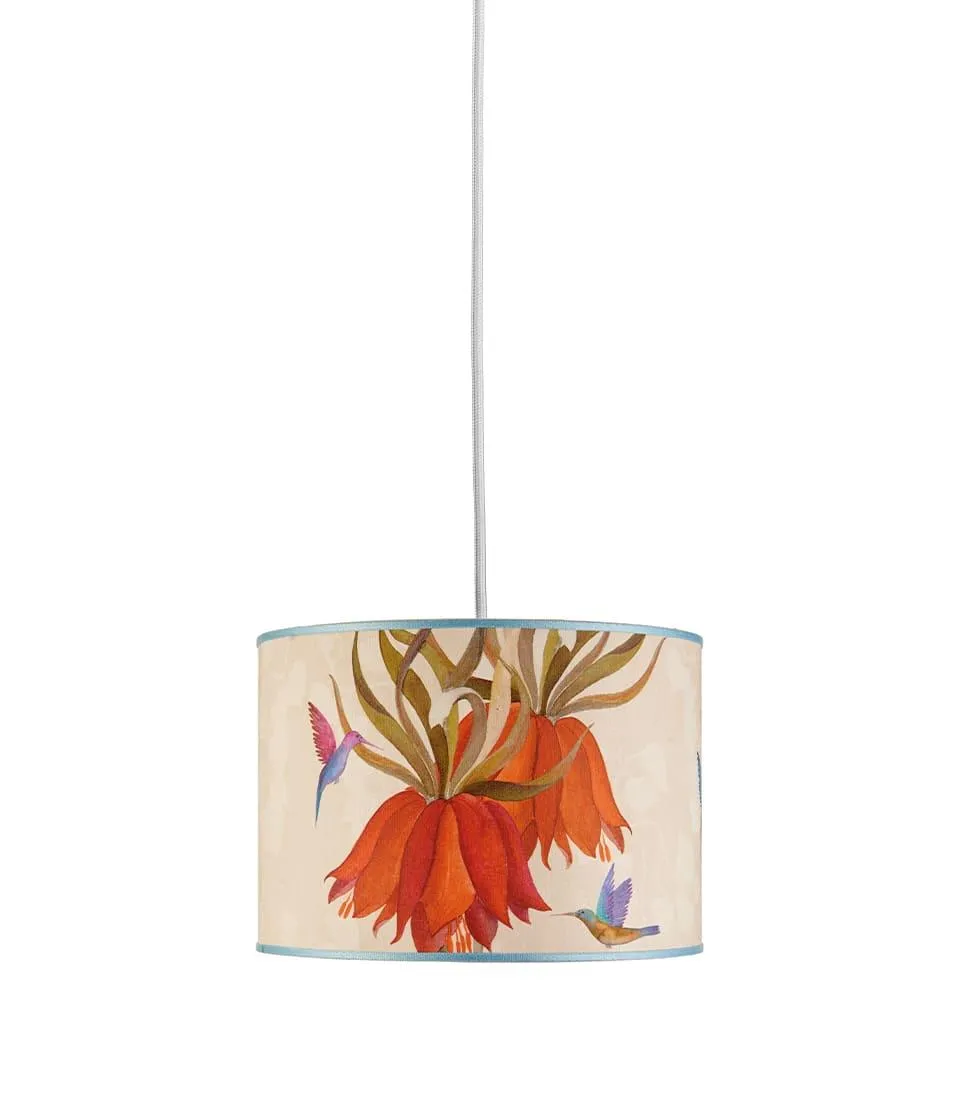 Cylindrical Pendant Shade - Colibrì