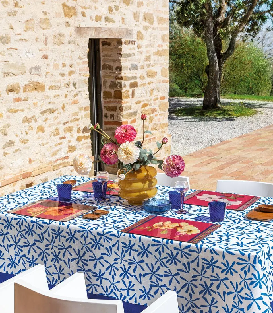 Rigid Placemat, magenta - Orchidea