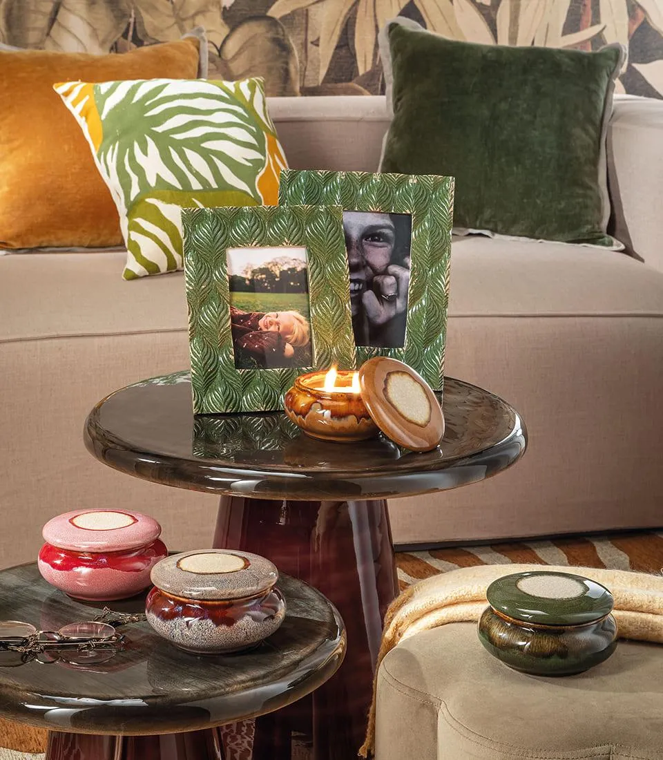 CANDLE HOLDER BOX WITH WAX - SET 4 PCS