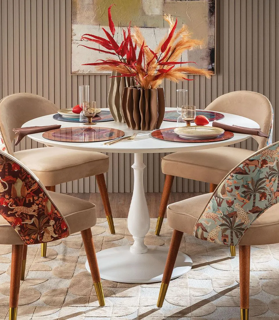 Rigid Placemat, mustard edge - Orizzonti di Seta