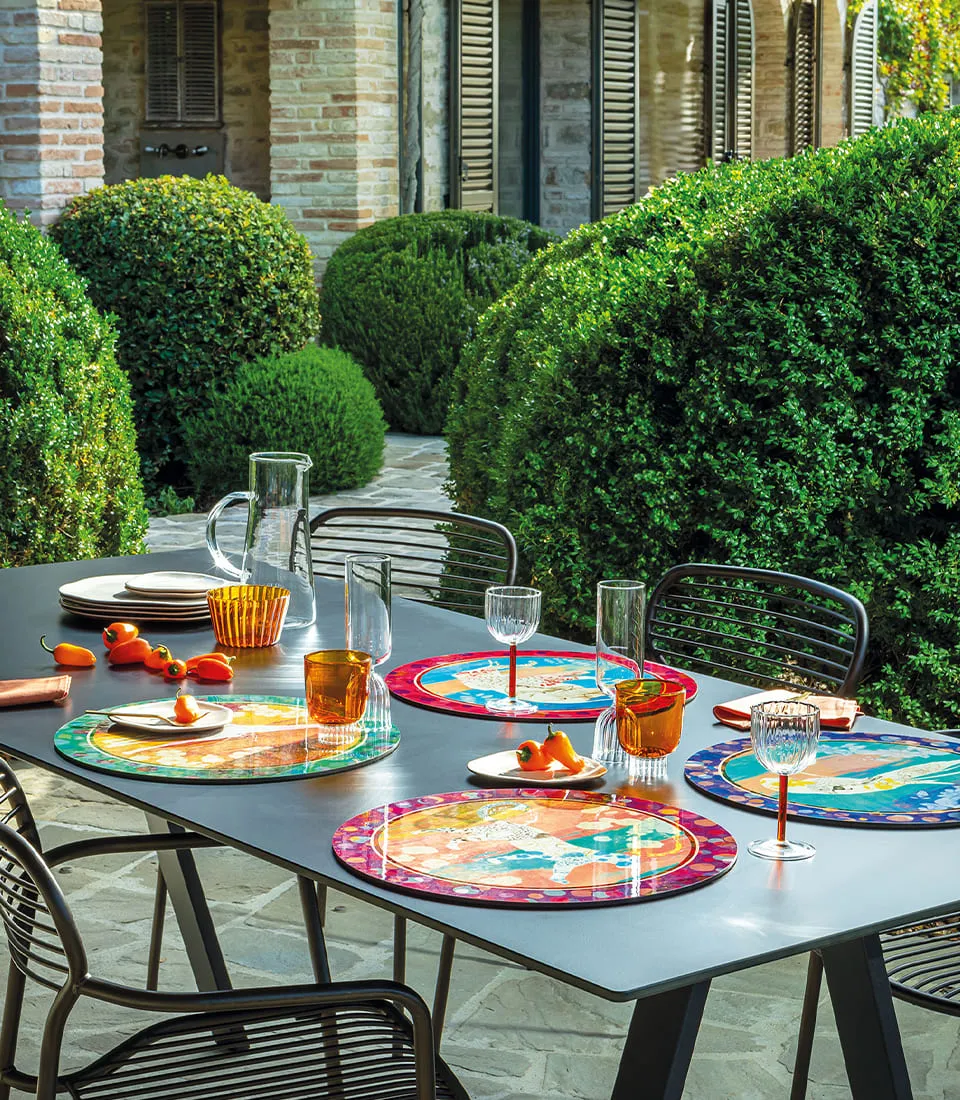 RIGID PLACEMAT Ø39 - PAPPAGALLO