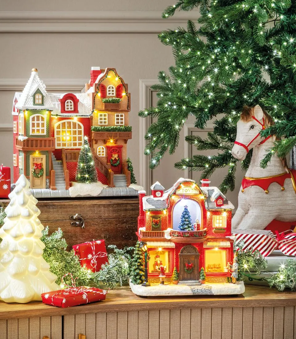 Standing decoration house toys
