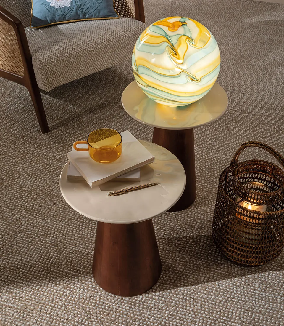 ROUND TABLES - SET 2 PCS.