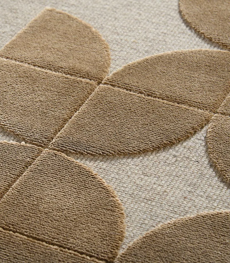 Tappeto con decoro a rilievo 160x230