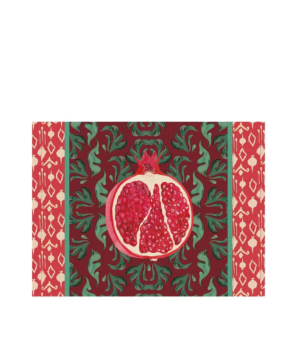 Rigid Placemat, cocoa - Melograno d'Oriente