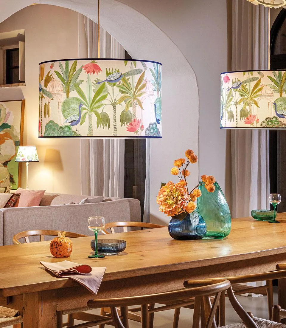 Paralume a sospensione cilindrico - Pavoni