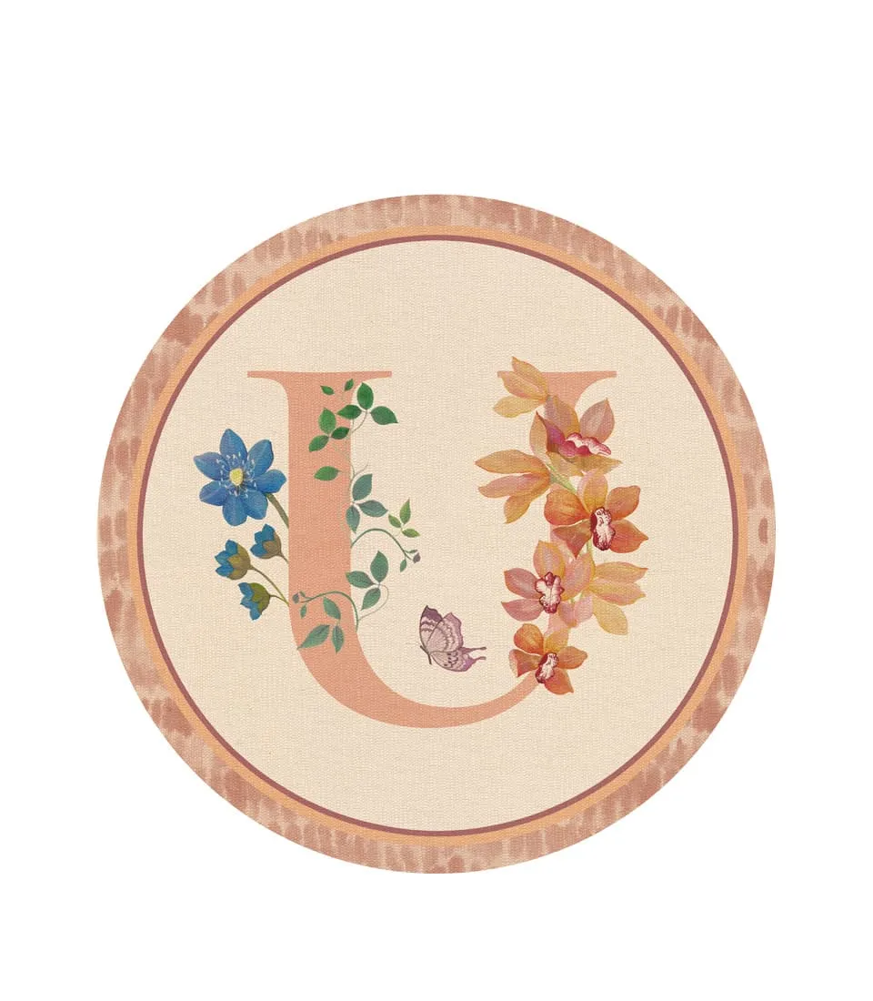 Tovaglietta rigida - monogramma U