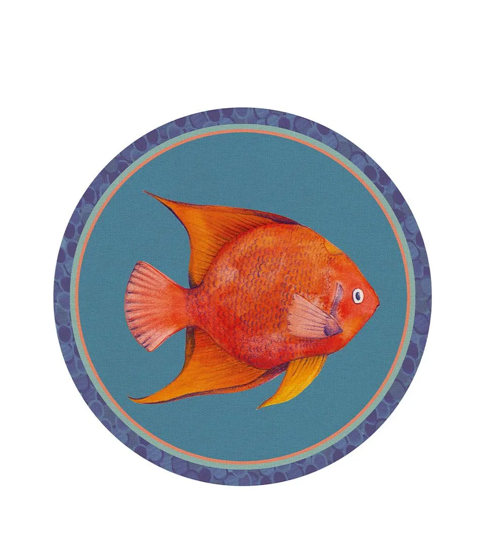 Rigid Placemat, turquoise - Pesce Angelo Regina