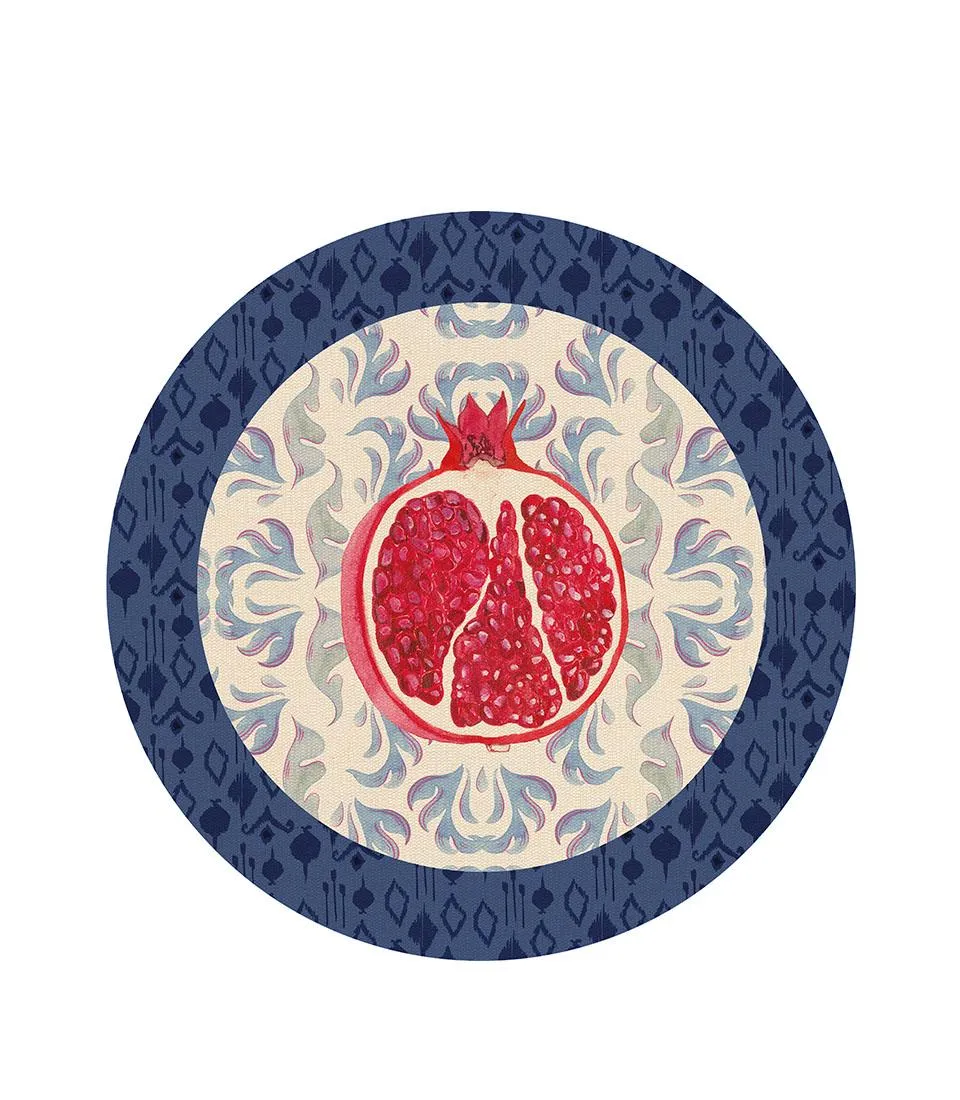 Tovaglietta rigida avorio - Melograno d'Oriente