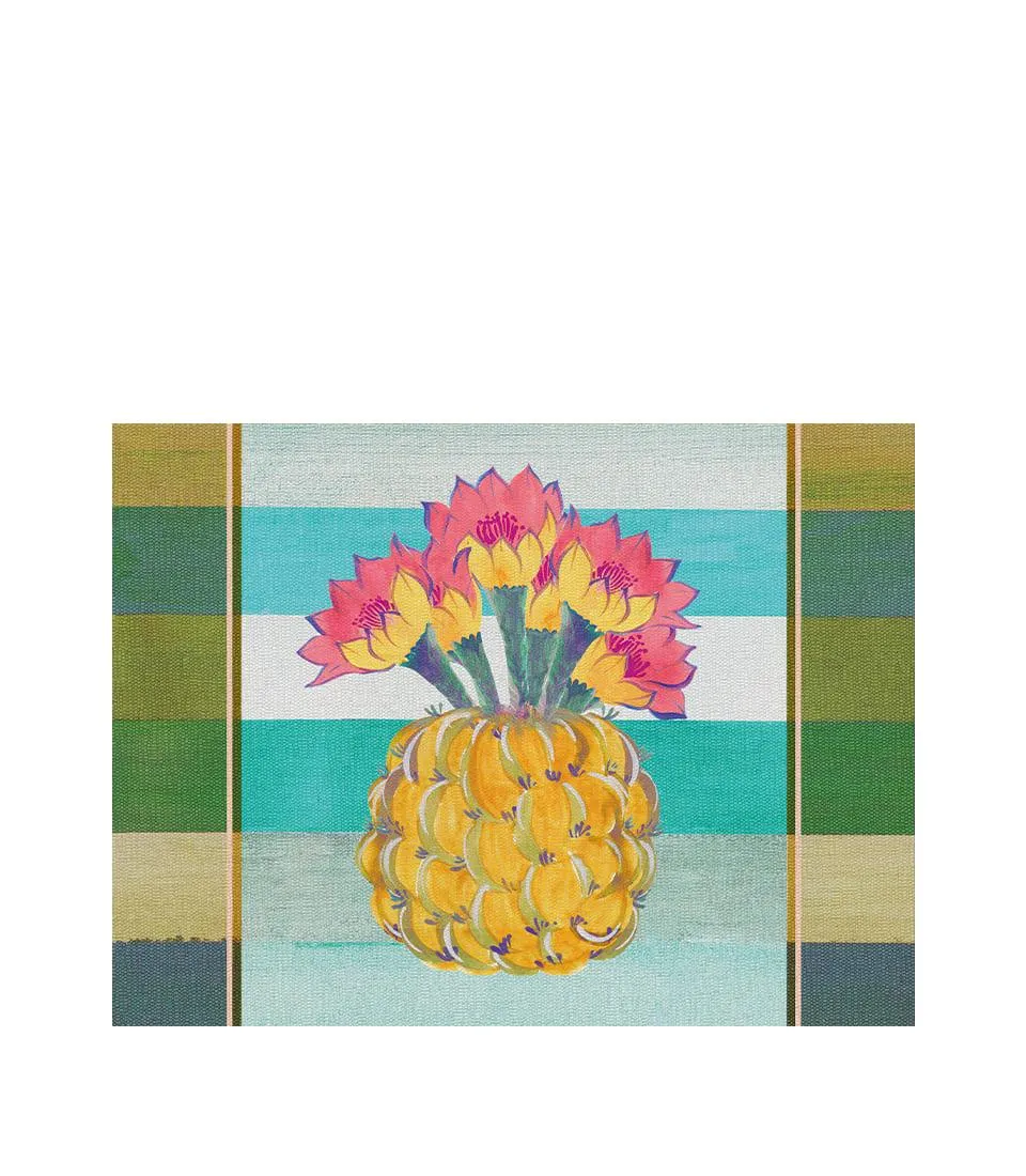 RIGID PLACEMAT 39x29,5 - CACTUS REBUTIA