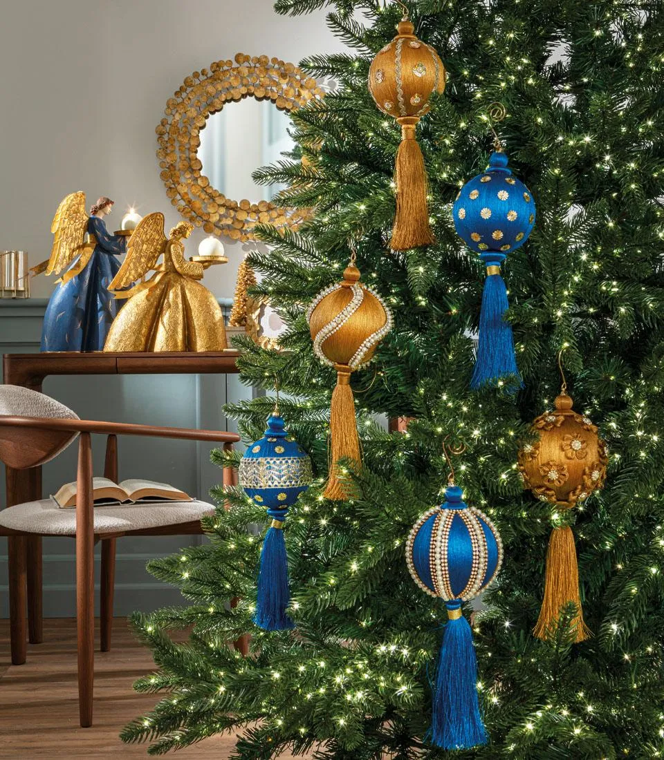 Decorazione da appendere oro