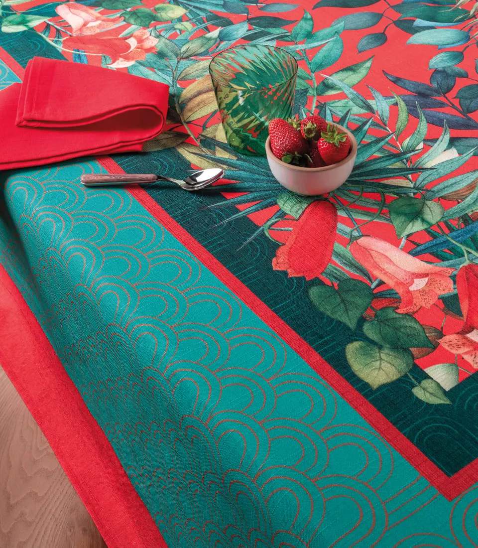 Tropical chic - tovaglia antimacchia