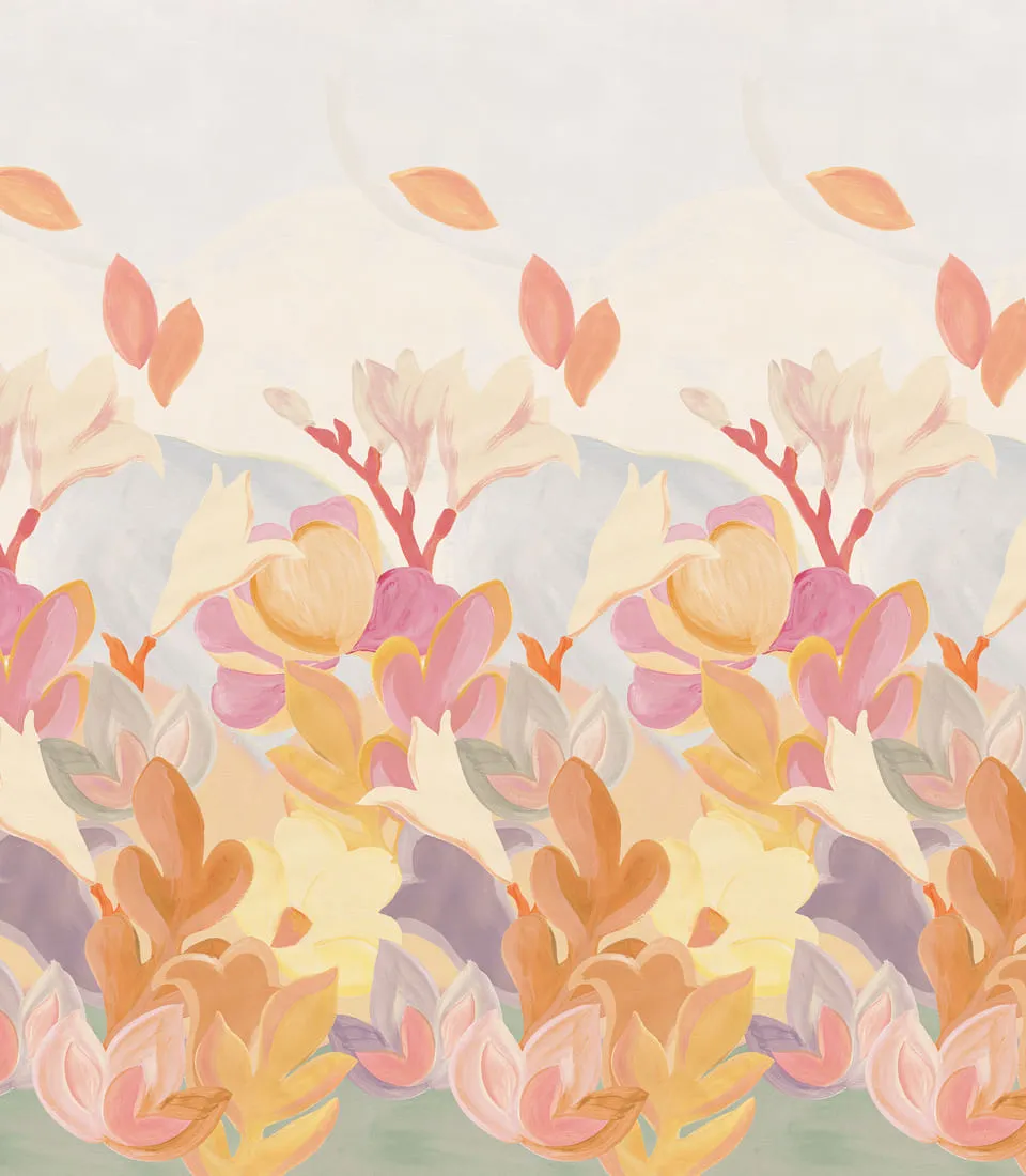 Carta da parati 3,18x3m - Danza di fiori