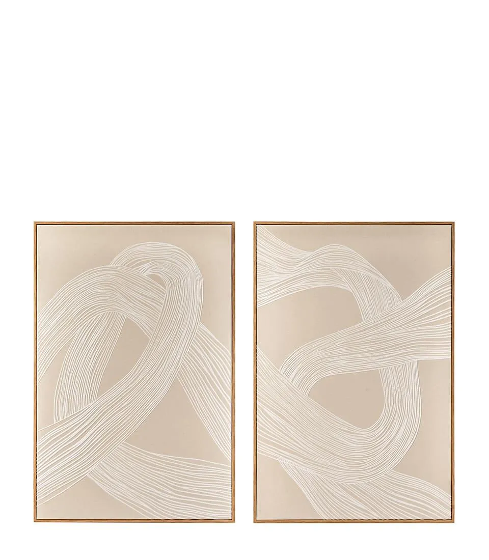 PAINTING 120x90 WITH FRAME - SET 2 PCS.