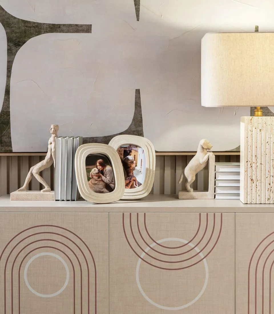 Bookend Man Sculpture - set 2 pcs.