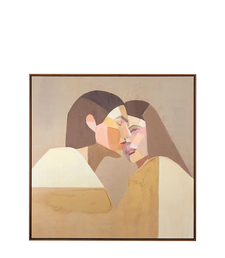 Painting 100x100 with frame