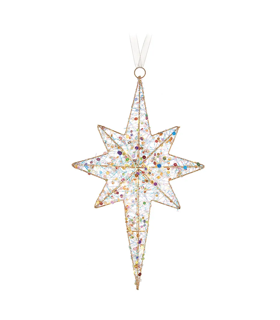 8-POINTED STAR WITH 20 LEDS