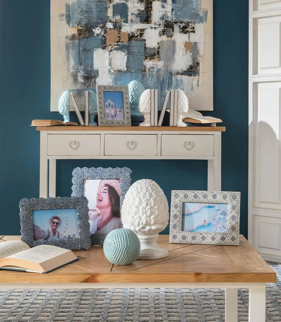 Pinecone, light blue