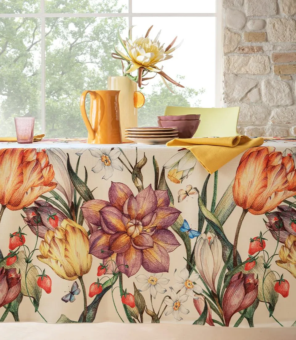 Giverny - stain-resistant tablecloth