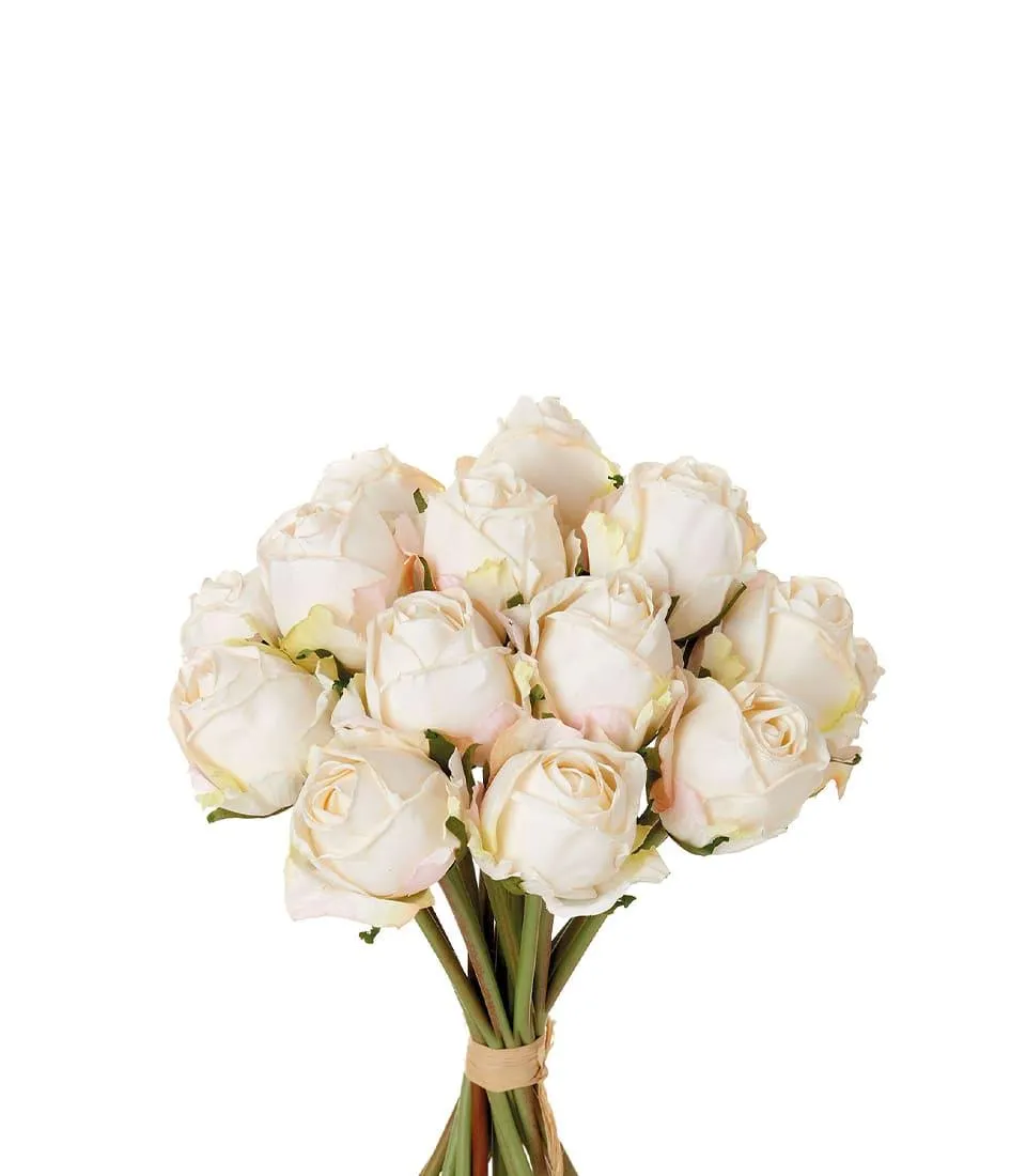 BOUQUET 18 ROSES, WHITE (4 pcs/pack)