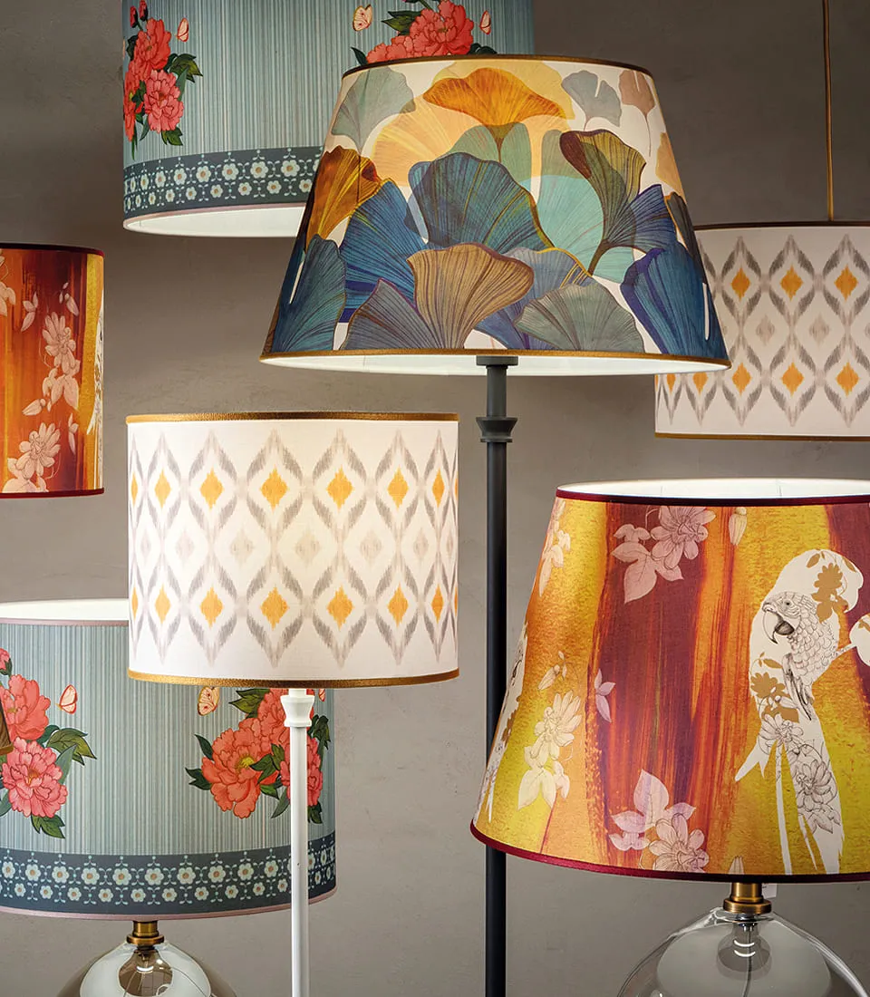 Paralume cilindrico - Moiré