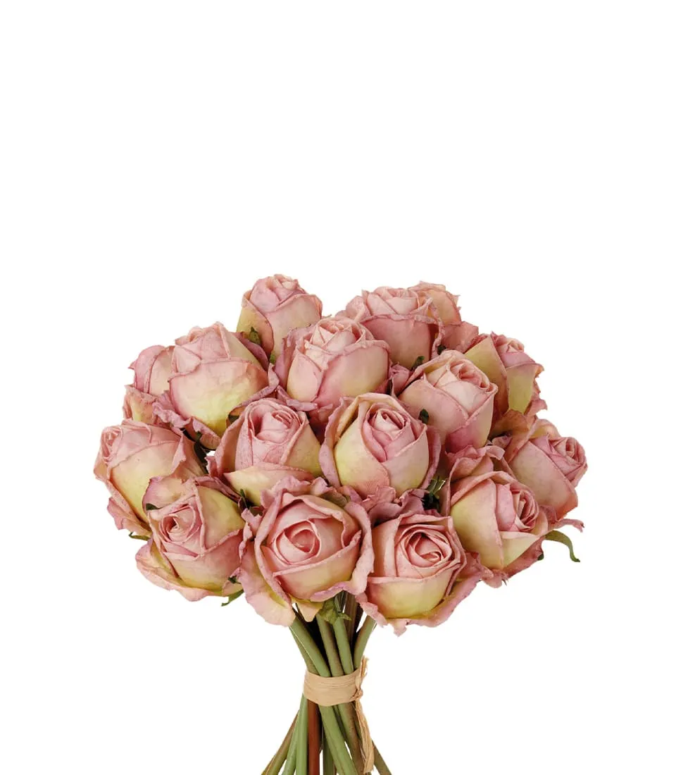 Bouquet 18 rose cipria