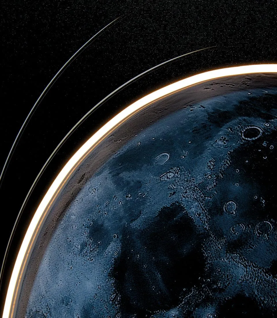 PAINTING 80x120 WITH FRAME, WITH LEDS