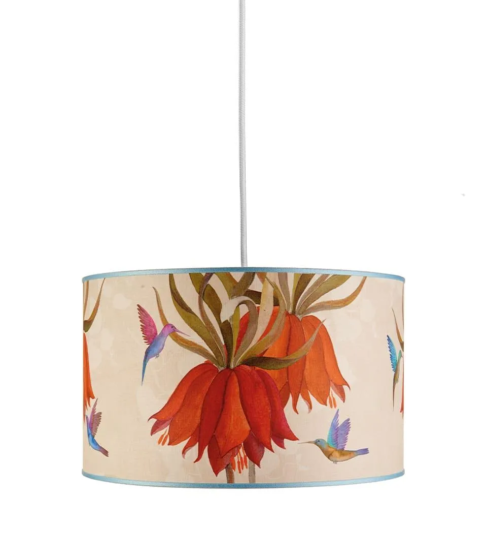 Cylindrical Pendant Shade - Colibrì