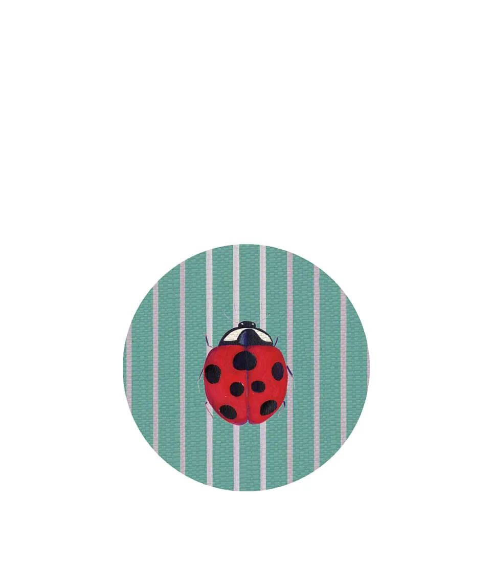 Sottobicchiere ottanio - Coccinella