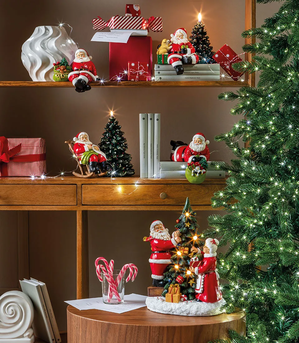 Babbo Natale decorativo con sacco doni