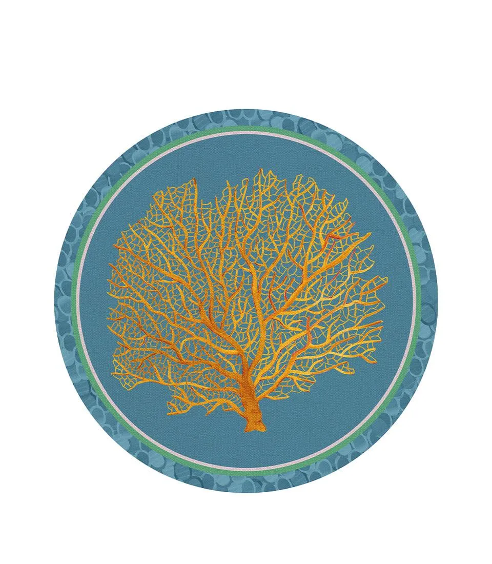 Rigid Placemat, turquoise - Corallo