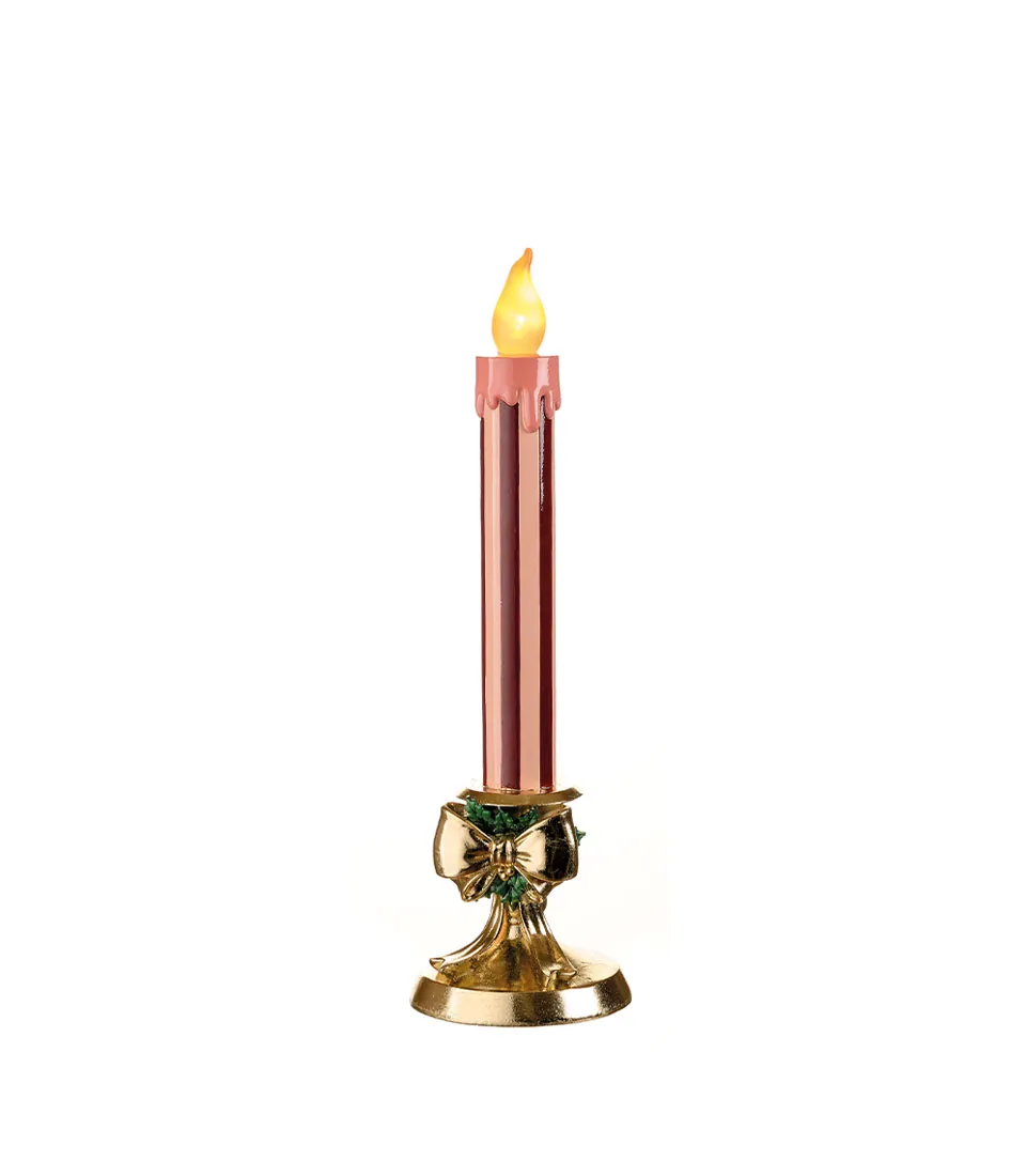 HIGH CANDLE HOLDER WITH LEDS
