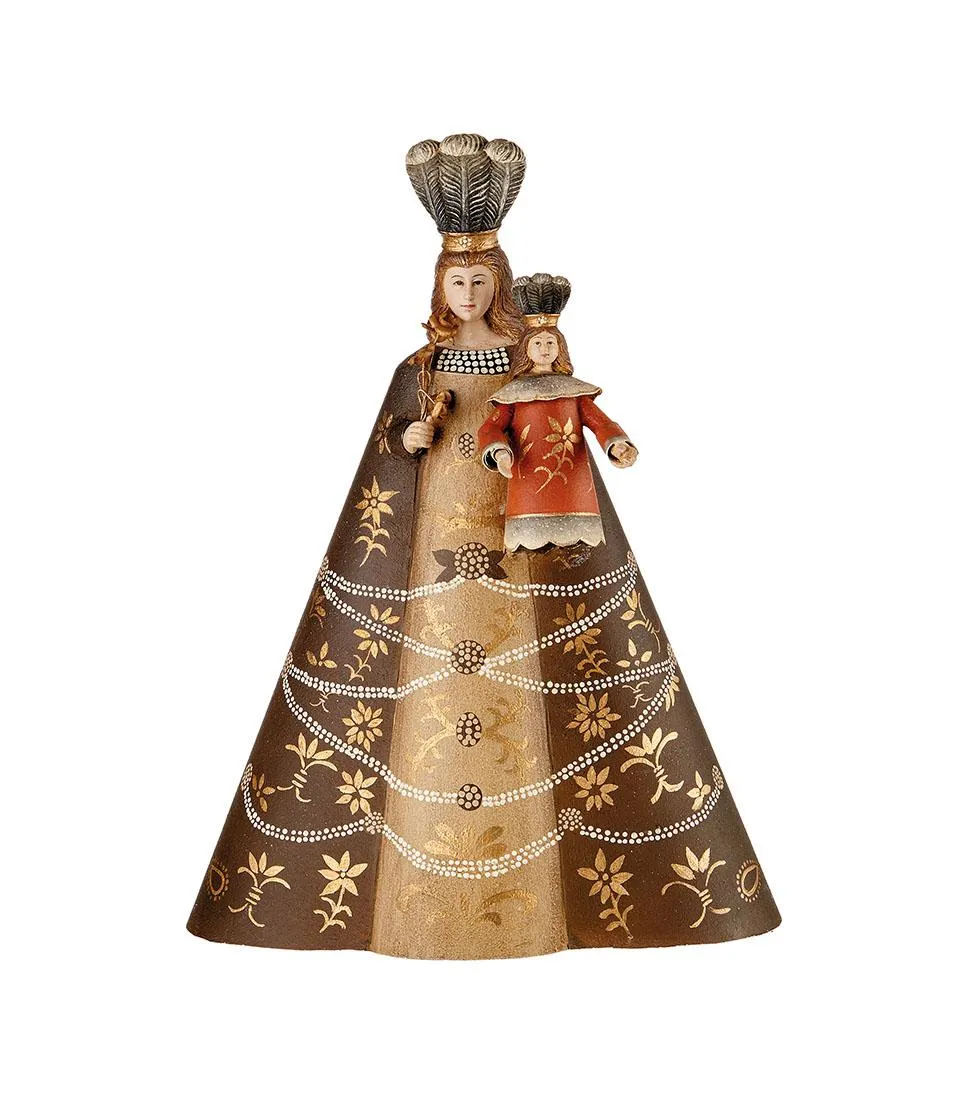Virgin Mary with brown cloak