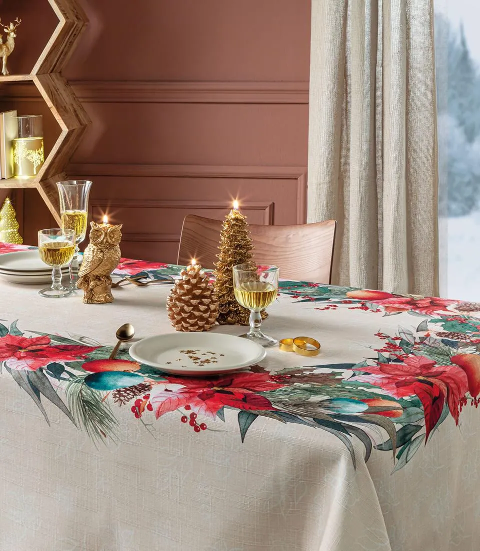 Stelle di Natale - stain-resistant tablecloth
