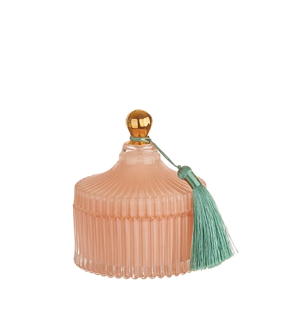 Small pale pink jewelry box