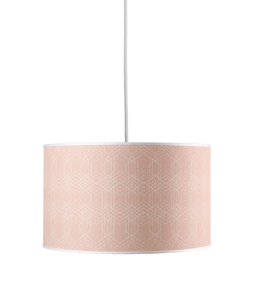 Paralume a sospensione cilindrico - Intrecci d'Oriente