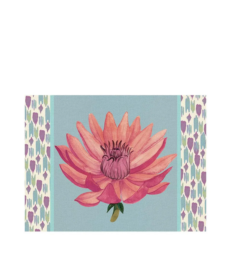 Rigid Placemat, light blue - Riflessi di Loto