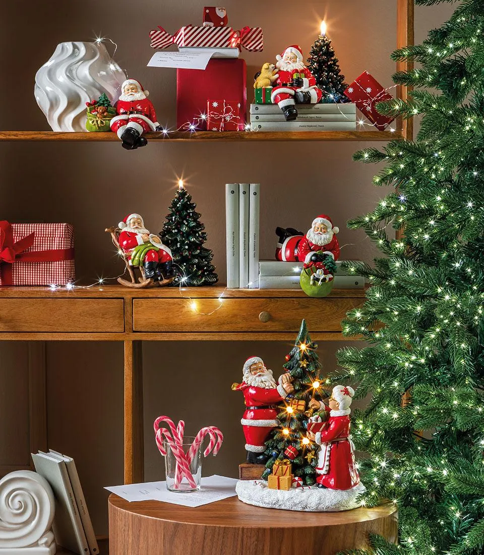 Decorative Santa Claus with gifts
