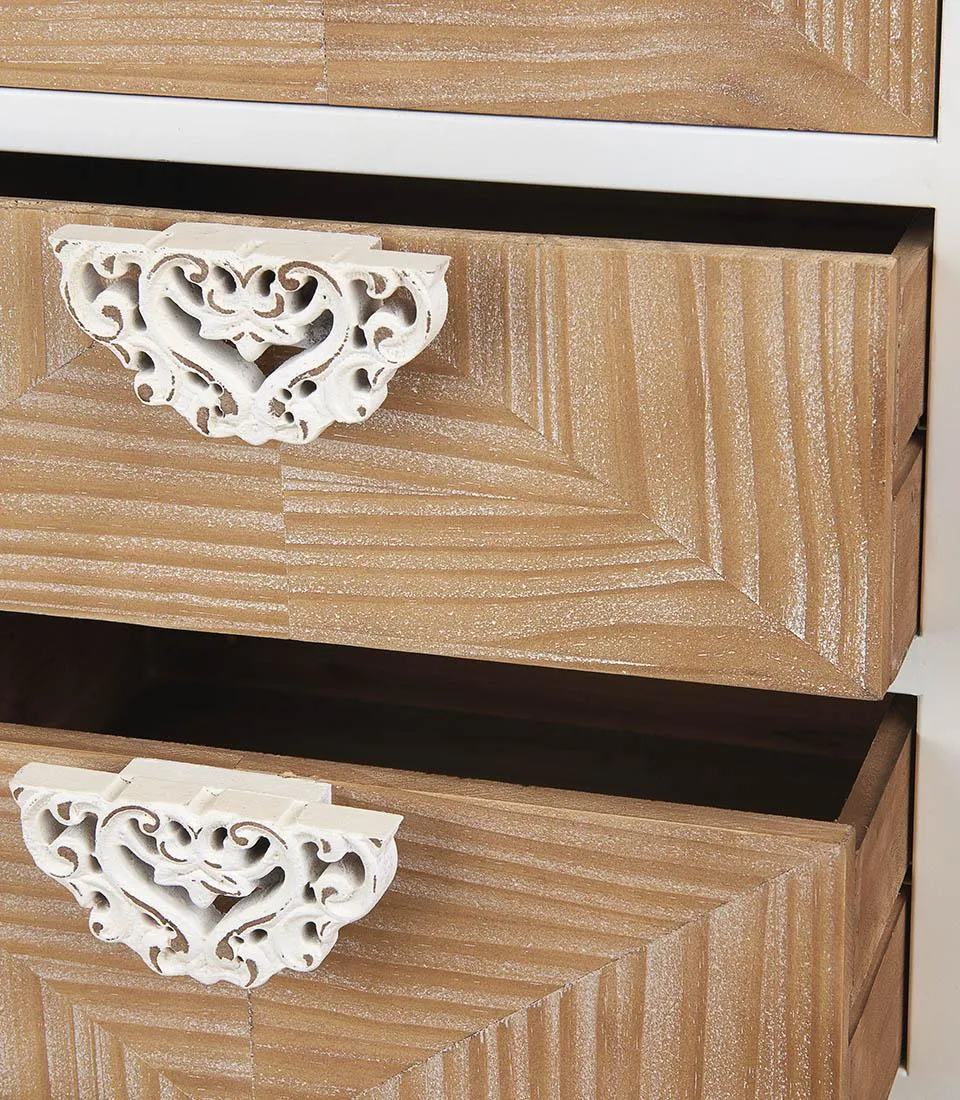 Cabinet with doors and drawers