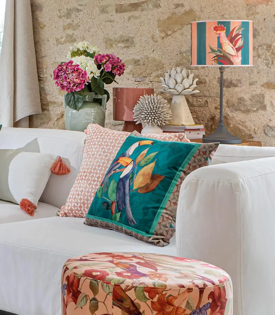 Paralume cilindrico - Cacatua