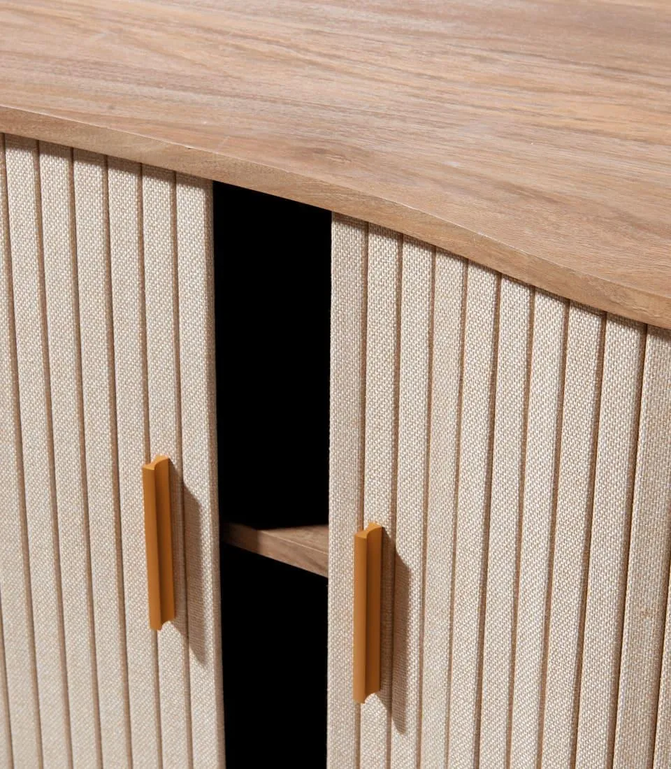 Cabinet with two sliding doors