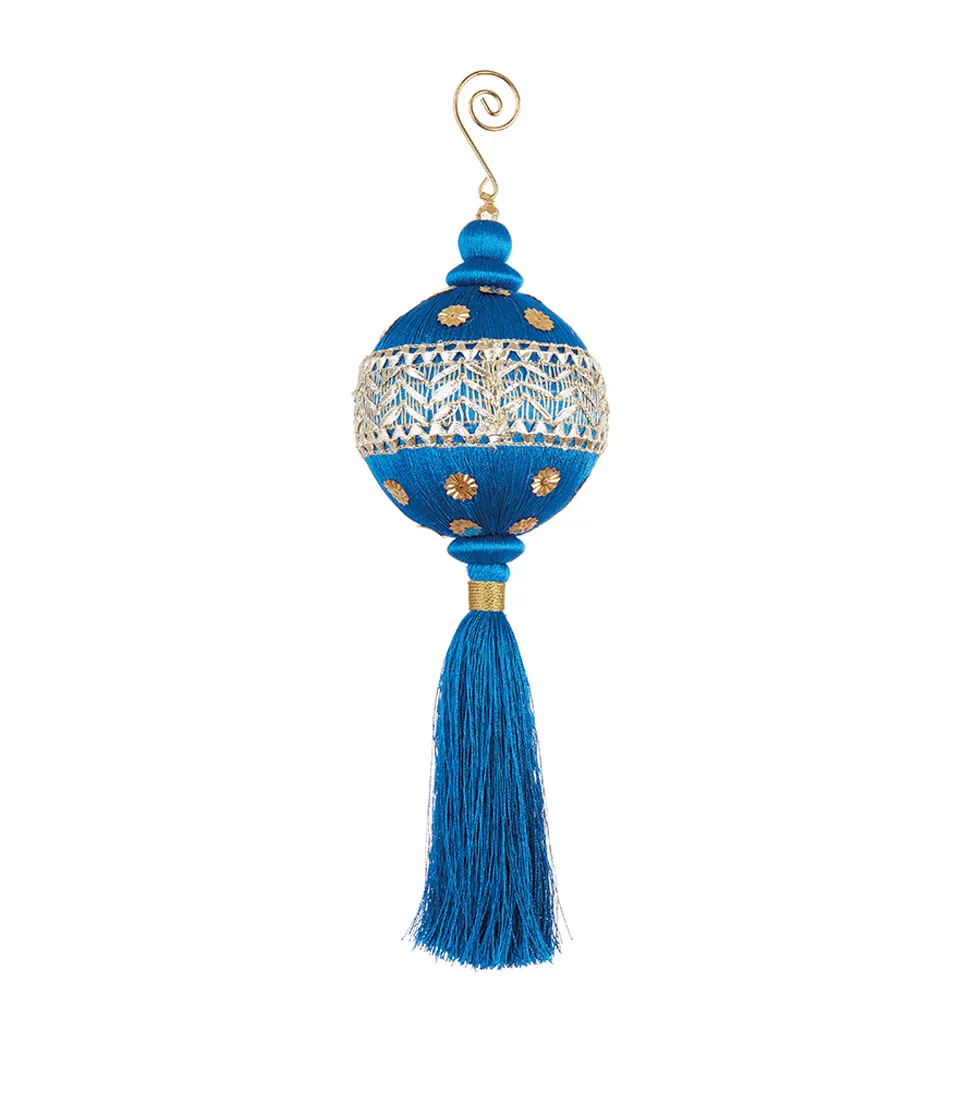 Blue hanging decoration