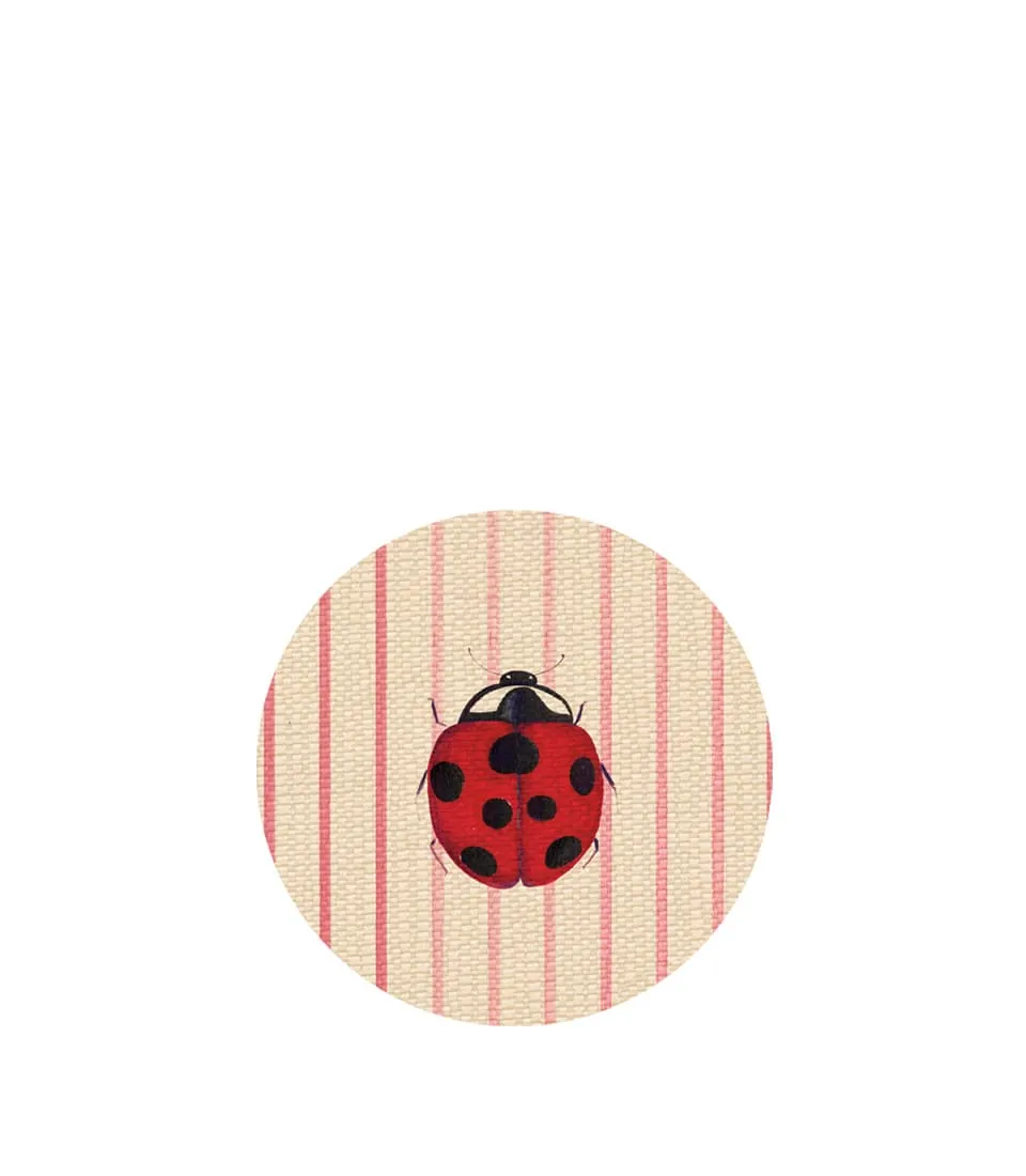 COASTER, IVORY, Ø10 - COCCINELLA