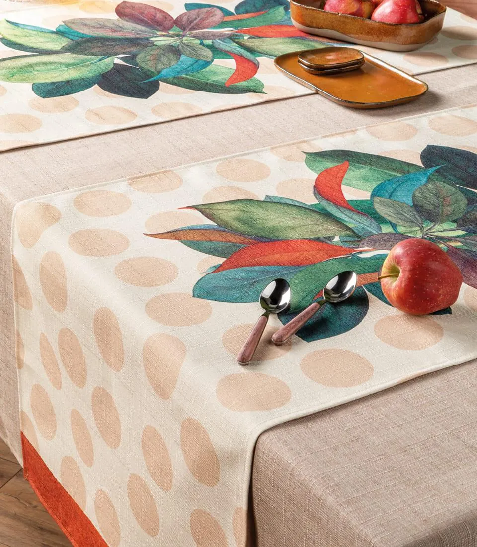 Flora pois - Runner antimacchia 50x155