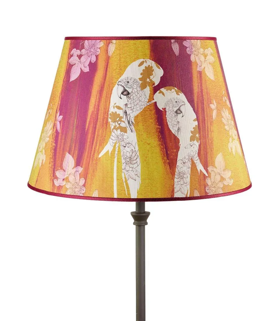 Paralume conico - Pappagalli