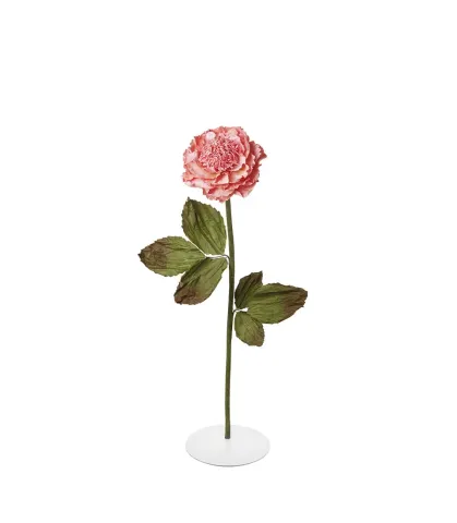 Decorative flower with base 115h - Rose